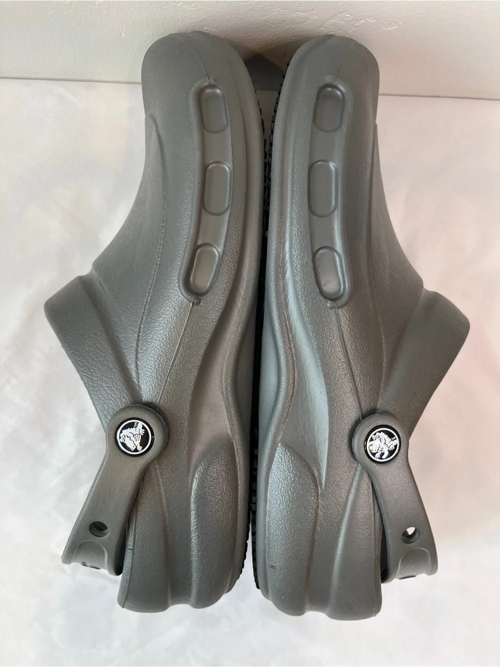 Crocs Bistro Work Clogs Charcoal Dark Gray Slip Resistant Mens M9 W11 10075